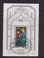 WEST BERLIN  -  1977 Christmas Miniature Sheet Used As Scan - Blocks & Sheetlets