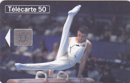 Telecarte Variété - F 542A - VIe Internationaux De France De Gymnastique - ( JAD ) - Fehldrucke