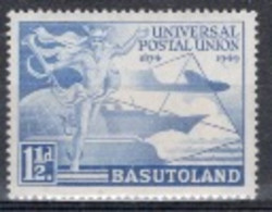 Basutoland 1949 Single 1½d Stamp From The UPU Set In Mounted Mint. - 1965-1966 Autonomia Interna