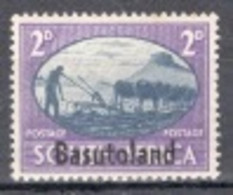 Basutoland 1946 Single 2d Stamp From The Victory Set In Mounted Mint - 1965-1966 Autonomía Interna