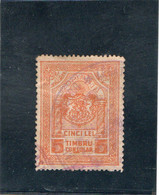 ROUMANIE    1921  Y. T. N° Timbre Consulaire  Oblitéré - Port Dû (Taxe)