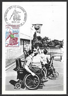 FRANCE. N°1649 Sur Carte Maximum De 1970. Jeux Mondiaux Des Handicapés. - Handisport