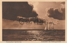 Germany - Nordseebad Spiekeroog - Probefahrt Des Rettungsbootes - Sailing Ship - Wittmund