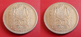 Monaco 20 Francs 1947 - Réf, M 26 - 1922-1949 Louis II