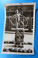VUUR En VLAM . 1954 Fotokaart  Carte Photo Stad :Lono... Vreemde Tekst Van Afzender - Sculpturen