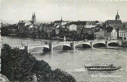 Postcard Switzerland Fribourg Basel Port Du Milieu Bale - Port