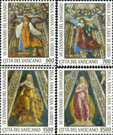 117100 MNH VATICANO 1995 700 ANIVERSARIO DEL SANTUARIO DE LORETO - Usados