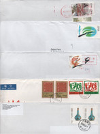 China, 5 Letters Air Mailed To Croatia 6 - Lettres & Documents