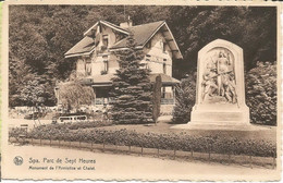 SPA - Parc De Sept Heures - Monument De L'Armistice Et Châlet - N'a Pas Circulé - Thill, Série 18, N° 24 - Spa