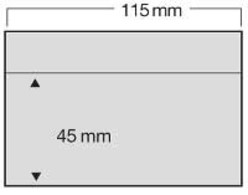 SAFE 7481 Klemm-Einsteckkarte Schwarz - Stock Sheets