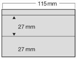 SAFE 7482 Klemm-Einsteckkarte Schwarz - Stock Sheets