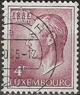 LUXEMBOURG 1965 Grand Duke Jean -  4f. - Purple FU - Oblitérés