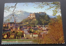 Hohensalzburg über Altstadt Vom Kapuzinerberg - Kiesel Verlag, Salzburg - # S 1-6 - Châteaux