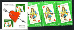 POLAND 1997  MICHEL NO 3634-3635 Booklet MNH - Libretti