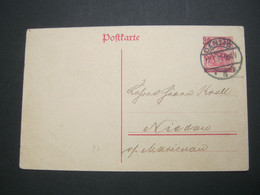 DANZIG , 1921 , Ganzsache Aus DANZIG , Rs. Viel Text - Postal  Stationery