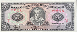 Ecuador 5 Sucres, P-120A (22.11.1988) - UNC - Serie IC - Ecuador