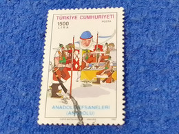 TÜRKEY--1990-     1500TL  DAMGALI - Used Stamps