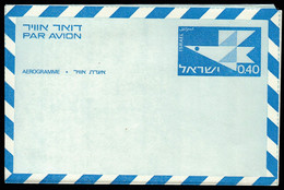 Israel / Aerogramme / 0.40 Blue / Bird / New, Unused - Luftpost
