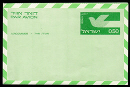 Israel / Aerogramme / 0.50 Green / Bird / New, Unused - Airmail