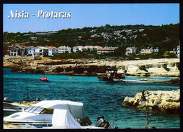 Cyprus / Nisia Protaras / Panorama, Boats / Postage Paid / AKYPON INVALID / Uncirculated, Unused - Chypre