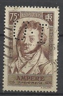 France         N°310    Perforé   UI       Oblitéré  B/ TB     Voir Scans  Soldes ! ! ! - Used Stamps