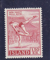 ICELAND - ISLANDE - ISLANDIA - 1957 - ** / MNH - LUTTE - WRESTLING - LUCHA - Mi. 314  Yv. 270 - Neufs