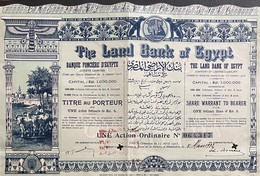 Land Bank Of Egypt - 17. Avril 1905, L'artist Fraipont - Africa