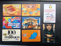 LOT 8 TELECARTE (M2114) FRANCE (2 Vues) Loto Mc Do Seigneur Des Anneaux Walt Disney (4) - 1997