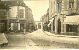 71 DIGOIN ARRONDISSEMENT DE CHAROLLES RUE DU CENTRE A PARTIR  DE LA PLACE EN 1914 - Digoin