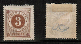 SWEDEN   Scott # 41* MINT HINGED (CONDITION AS PER SCAN) (Stamp Scan # 879-3) - Unused Stamps