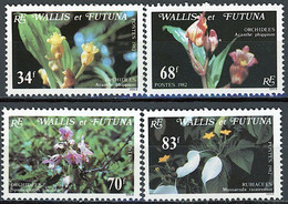 WALLIS Et FUTUNA Leurs, Flores, Flowers, ORCHIDEES, ORCHID, ORCHIDEA, Yvert N° 286/89 ** Mnh - Orchids