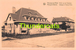 CPA NIEUWPOORT NIEUPORT VILLA'S OP DE ARTANLAAN COTTAGES A L'AVENUE ARTAN - Nieuwpoort