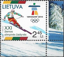 LITHUANIA - VANCOUVER'2010 WINTER OLYMPIC GAMES 2010 - MNH - Hiver 2010: Vancouver