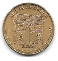 Médaille Touristique, Monnbaie De Paris Non Datée, Ville  PARIS, ARC  DE  TRIOMPHE  N° 1  CNMHS  ( 75008 ) - Sin Fecha