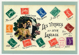 FRANCE - CP Timbramoi "Les Timbres Et Leur Langage" Fac Similé CP Ancienne - Prioritaire MONDE 20g - Prêts-à-poster:  Autres (1995-...)