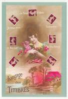 FRANCE - CP Timbramoi "Le Langage Des Timbres" Fac Similé CP Ancienne - Prioritaire INTERNATIONAL 20g - Prêts-à-poster: Other (1995-...)