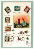 FRANCE - CP Timbramoi "Le Langage Des Timbres" Fac Similé CP Ancienne - Prioritaire INTERNATIONAL 20g - PAP: Sonstige (1995-...)