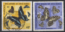 AFARS ET ISSAS   Timbres-poste N°406 & 407 Oblitérés Charnières TB Cote 10€00 - Usados