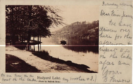 ANGLETERRE .  RUDYARD LAKE .  POSTCARD PRECURSEUR - 1902 ( Trait Blanc Pas Sur Original ) - Autres & Non Classés