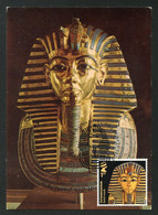 UK / GRANDE BRETAGNE (2022) Carte Maximum Card Tutankhamun's Tomb, Toutânkhamon, Tutanchamun - Gold Mask - Carte Massime