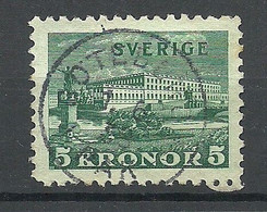 Schweden SWEDEN 1931 Michel 215 O Königsschloss - Châteaux