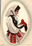 Blekinge - Suède - Femme Du Pays En Costume - Folklore - Sweden - Suecia