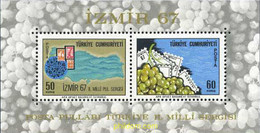 172521 MNH TURQUIA 1967 2 EXPOSICION NACIONAL FILATELICA DE IZMIR - Collections, Lots & Séries