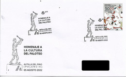 SPAIN. POSTMARK. TRIBUTE TO THE CULTURE OF PALOTEO. AUTILLA DEL PINO (PALENCIA). 2022 - Franking Machines (EMA)