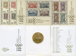 212805 MNH GRECIA 1996 CENTENARIO DE LOS JUEGOS OLIMPICOS - Lutte