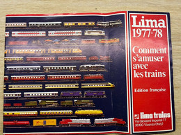 Livret LIMA TRAINS 1977-78 - Autres & Non Classés