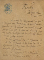 Cabinet D'Hozier - Généalogie De La Famille REYNAUD - Extrait Datant De 1922 écrite à La Main - Historical Documents