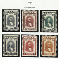 ISLANDE 1941 N° 202 à 207 - Other & Unclassified