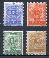 MAROC ⭐ < Yvert TAXE N° 49 à 52 ⭐ Neuf Ch. - Timbres-taxe