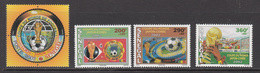 2002 Senegal World Cup Football Japan Complete Set Of 4 MNH - Sénégal (1960-...)